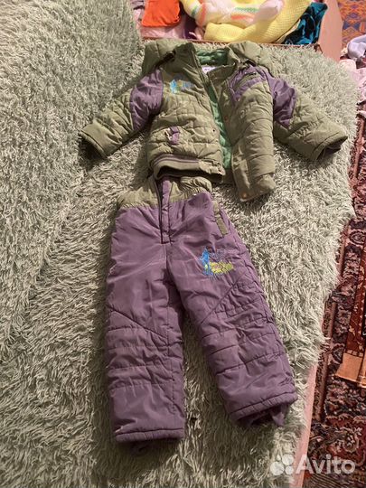 Детские теплые вещи на мальчика 80-86р