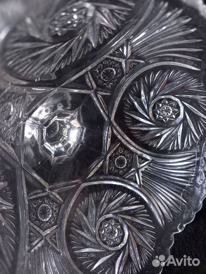 Ваза конфетница Riihimäki винтаж