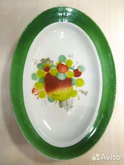 Блюдо овальное. Винтаж