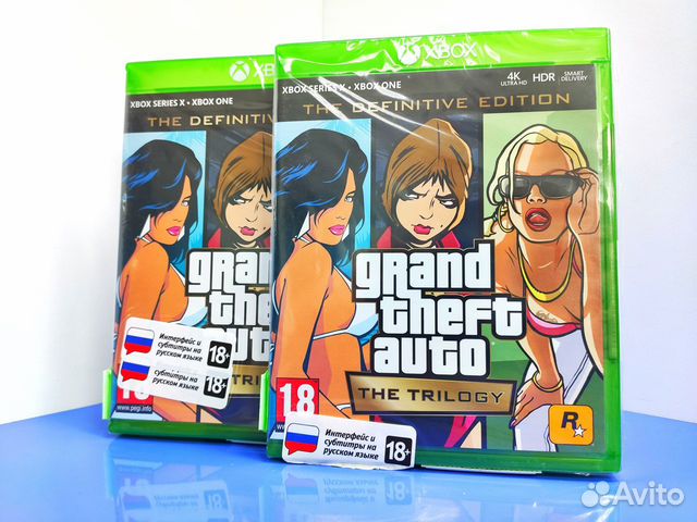 Grand Theft Auto Трилогия (Xbox) Новый