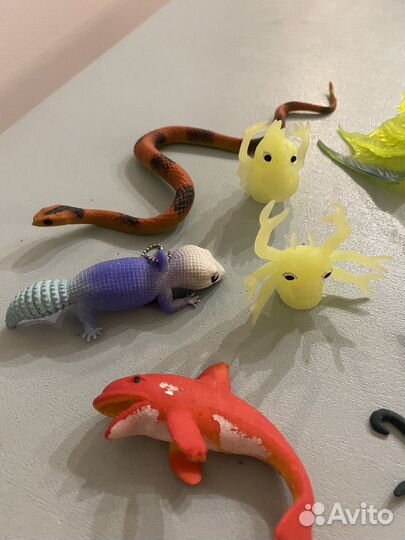 Игрушки тянучки пакетом желейные