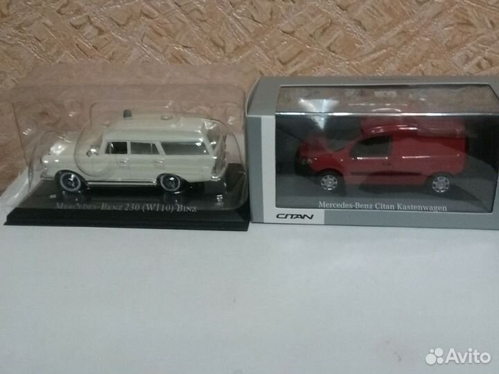 Модели автомобилей 1 43 Мерседесы