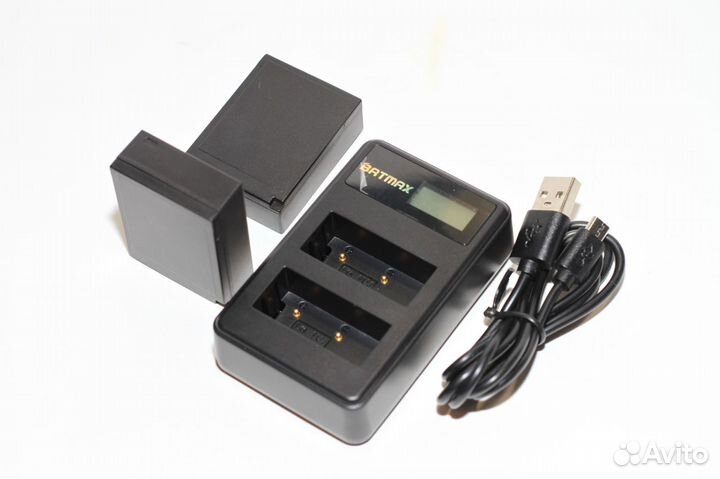 Зарядное устройство двойное для Fujifilm + 2акб