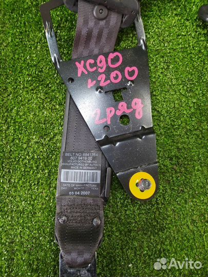 Ремни безопасности задние Volvo Xc90 B6324S 2007