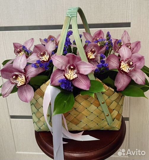 Орхидеи Цветы Букет Альстромерии