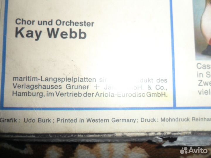 Пластинка Оркестр: Kay Webb-1970г