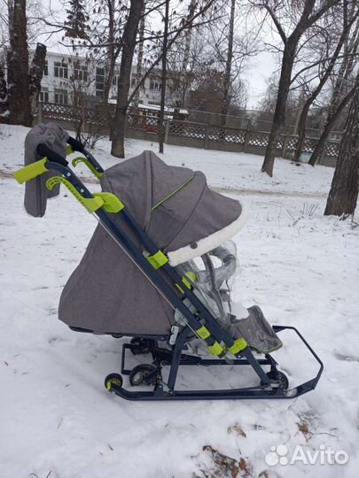 Детские санки с колесами