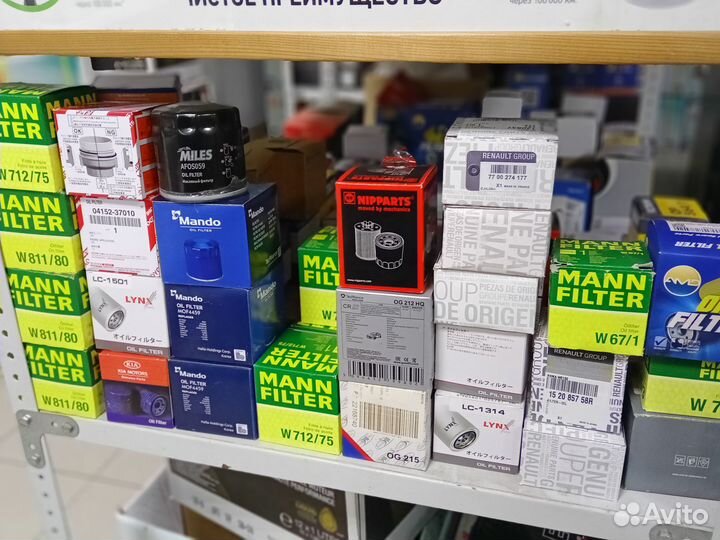 Фильтр масляный Toyota avensis