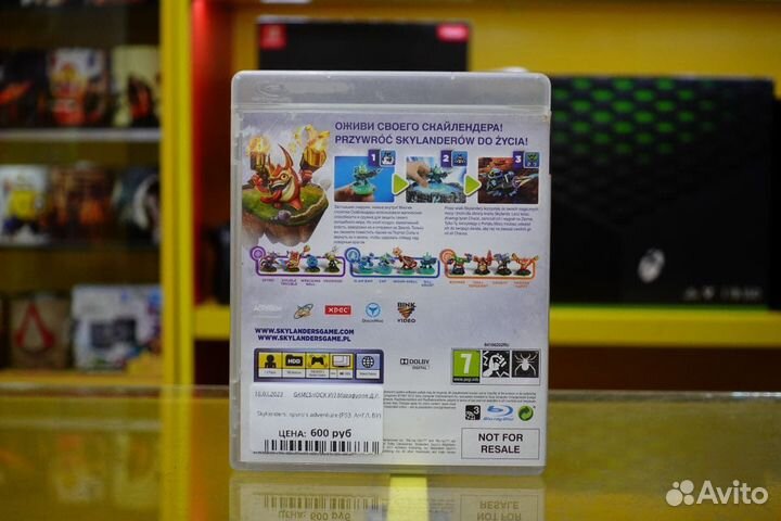 Skylanders: spyro's adventure (PS3, англ, бу)