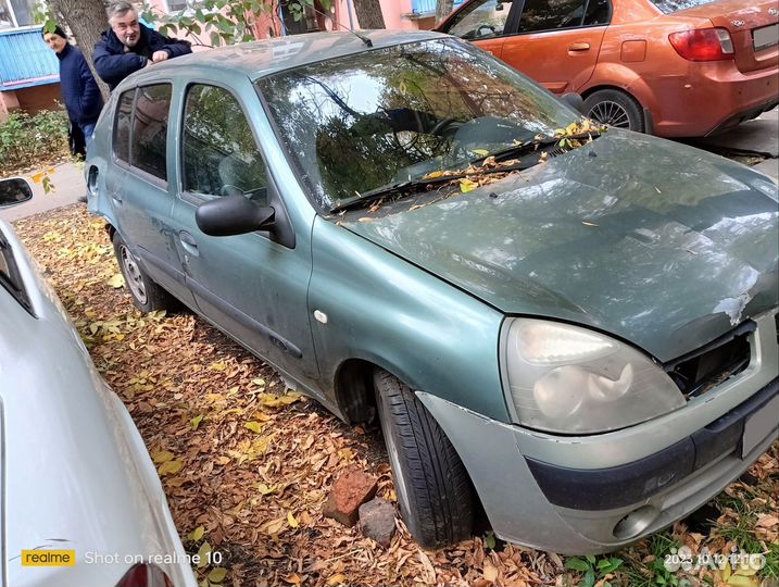 Renault Symbol 1.4 МТ, 2005, битый, 198 000 км