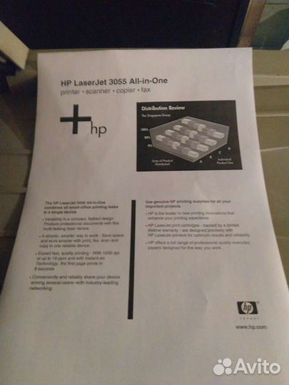 Мфу Лазерное HP LaserJet 3055