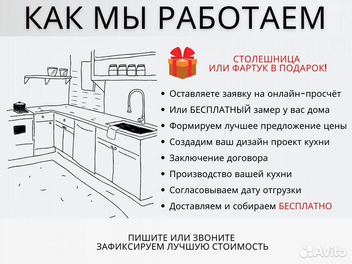 Кухонный гарнитур в стиле модерн