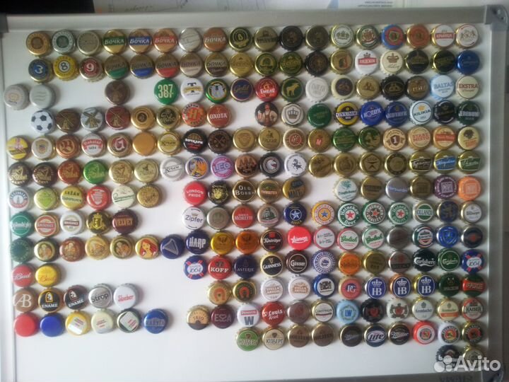 Коллекционерам, Сувенир. Пивные пробки на магните