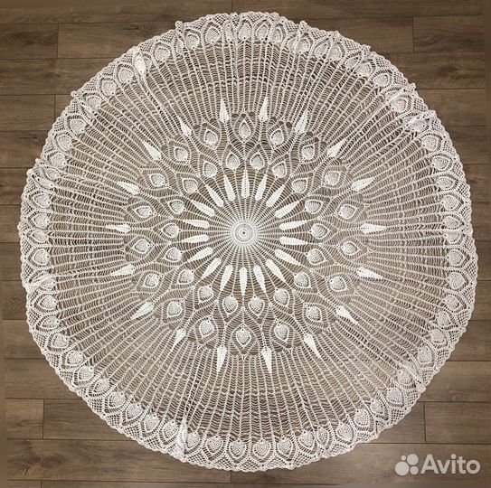 Вязаная скатерть. Ручная работа
