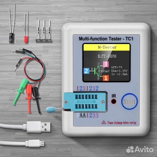 Измеритель ESR, универсальный прибор тестер TC1