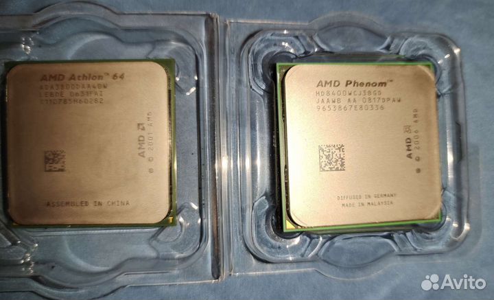 Процессоры AMD Phenom x3 и Athlon 64
