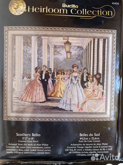 Наборы для вышивания крестом Dimensions и Bucilla