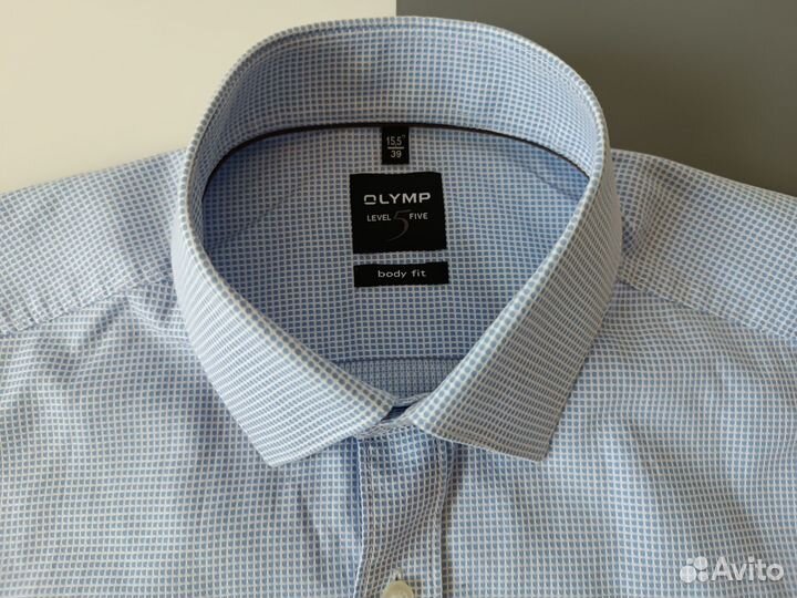 Рубашка мужская М с длинным рукавом