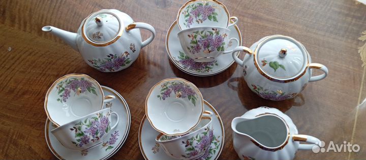 Чайный сервиз Дулёво 1961 года