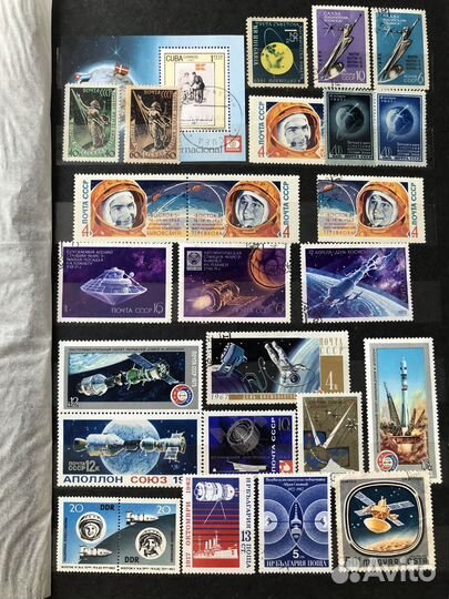 Альбом с марками тематики Космос
