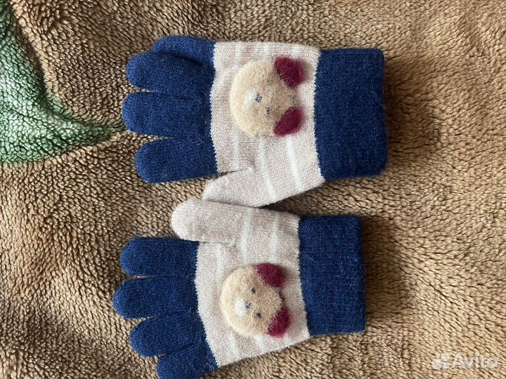 Детские варежки перчатки