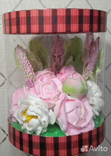 Цветы и букеты из зефира