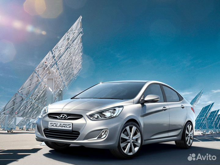 Бампер передний Hyundai solaris 2011-2014