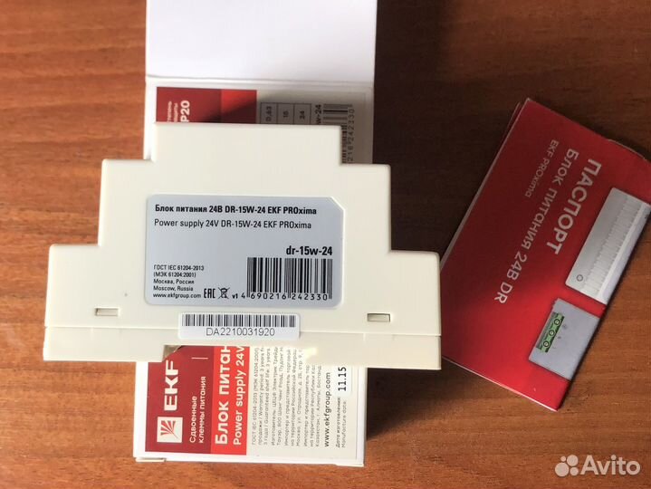 Блок питания 24v dr-15w-24