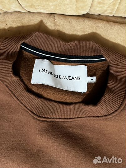 Calvin Klein Jeans толстовка с тисненым логотипом