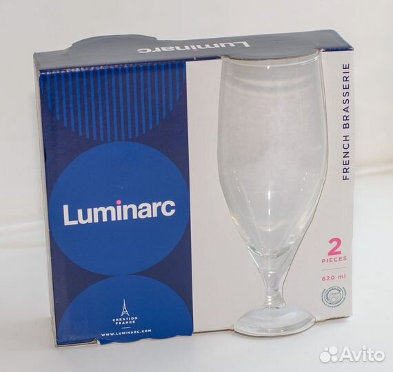 Пивные бокалы 2 шт, новые