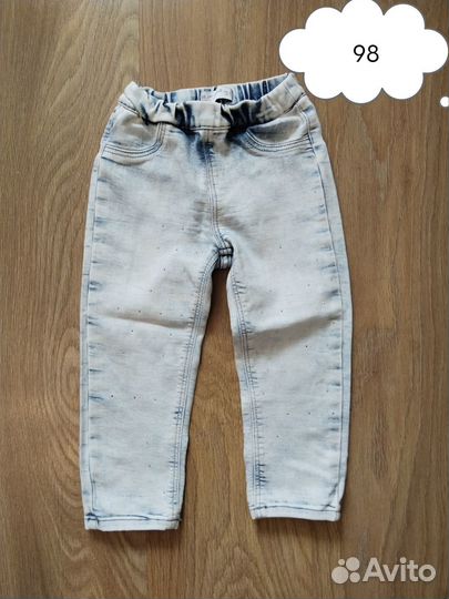 Джинсовая юбка,утеплённые,сарафан,джинсы 92,98,104