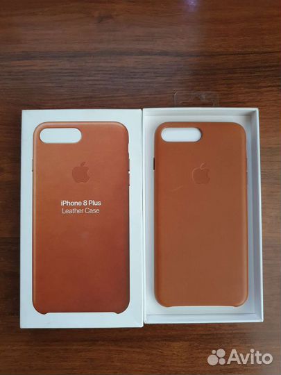 Чехол на iPhone 7/8 plus leather Case original