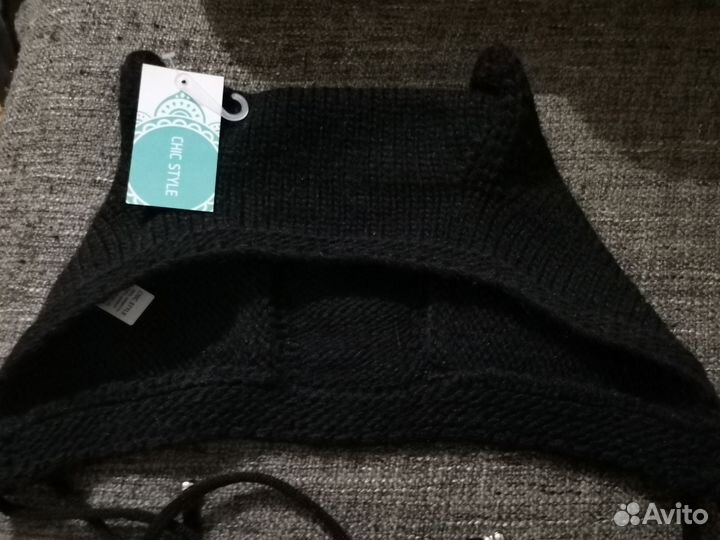 Вязаная шапка y2k