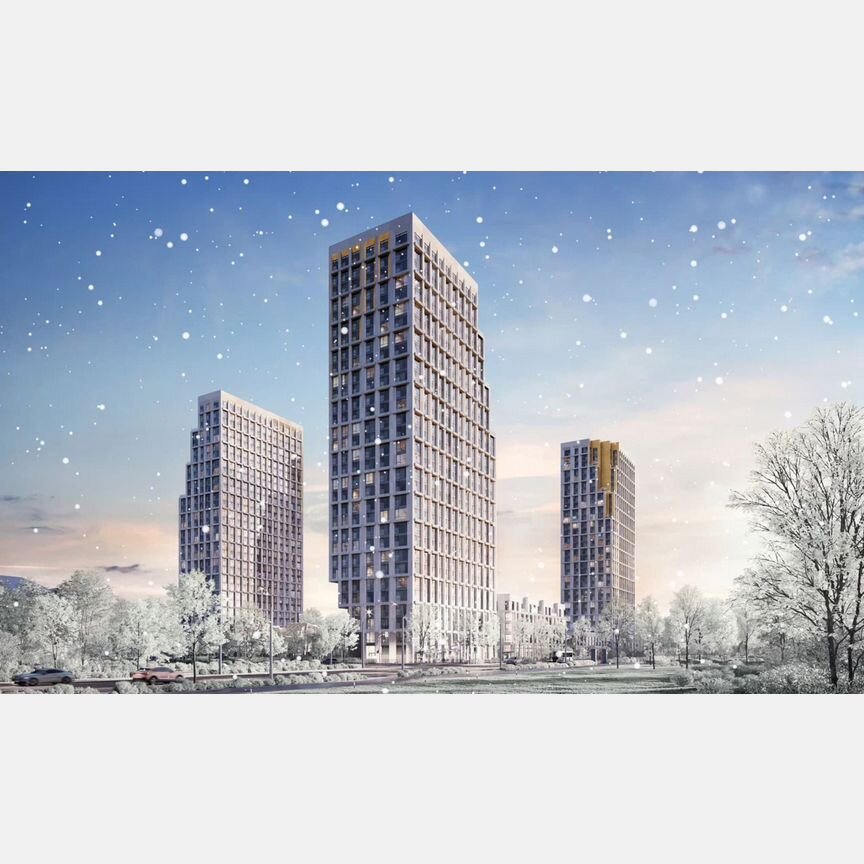 4-к. квартира, 91 м², 3/31 эт.