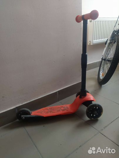 Самокат детский трехколесный бу