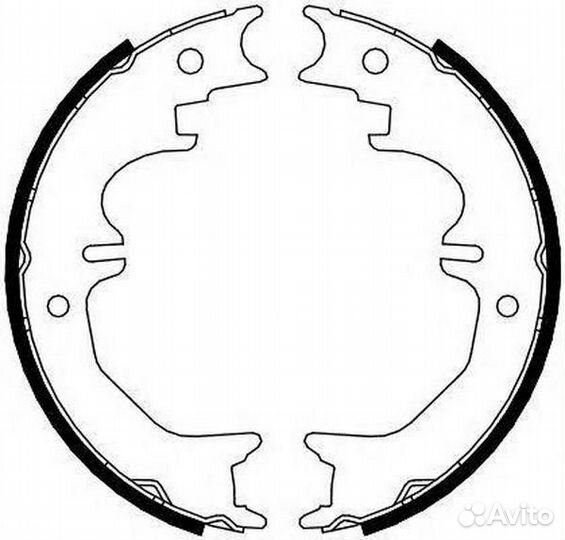 Колодки барабанные ferodo FSB4120 - ferodo