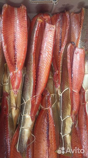 Рыба вяленая копченая