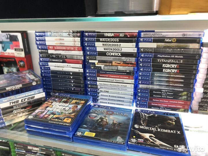 Диски на playstation 4