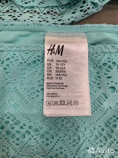 Купальник на девочку H&M, 146/152размер