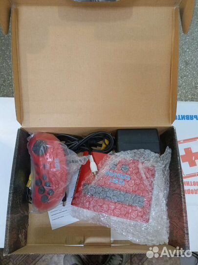 Игровая приставка sega super drive + 8 игр