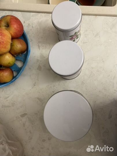 Набор металических банок 3 шт