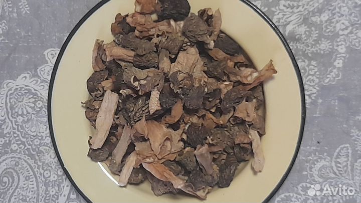 Сморчки и сморчковая шапочка сушёные