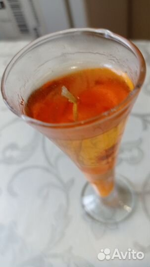 Подсвечник со свечой декор