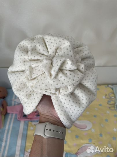 Шапочка-тюрбан для девочки
