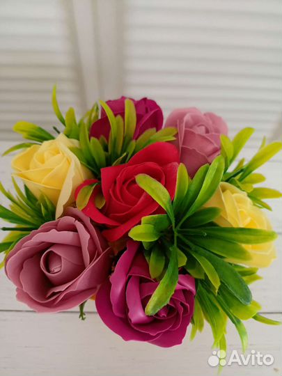 Букет из пенных роз