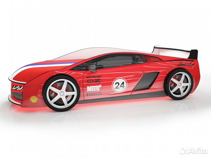 Детская кровать машина 