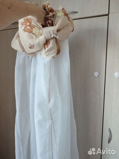 Бампер бортики в кроватку, Балдахин