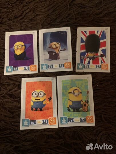 Карточки миньоны