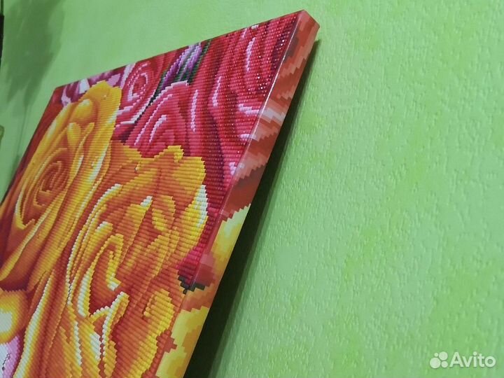 Картины, ручная работа, алмазная вышевка