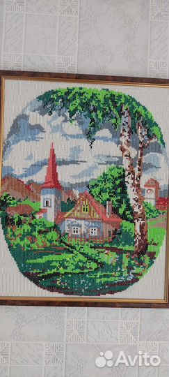 Картина вышитая крестом